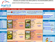 Tablet Screenshot of cross-stitch-patterns.eu